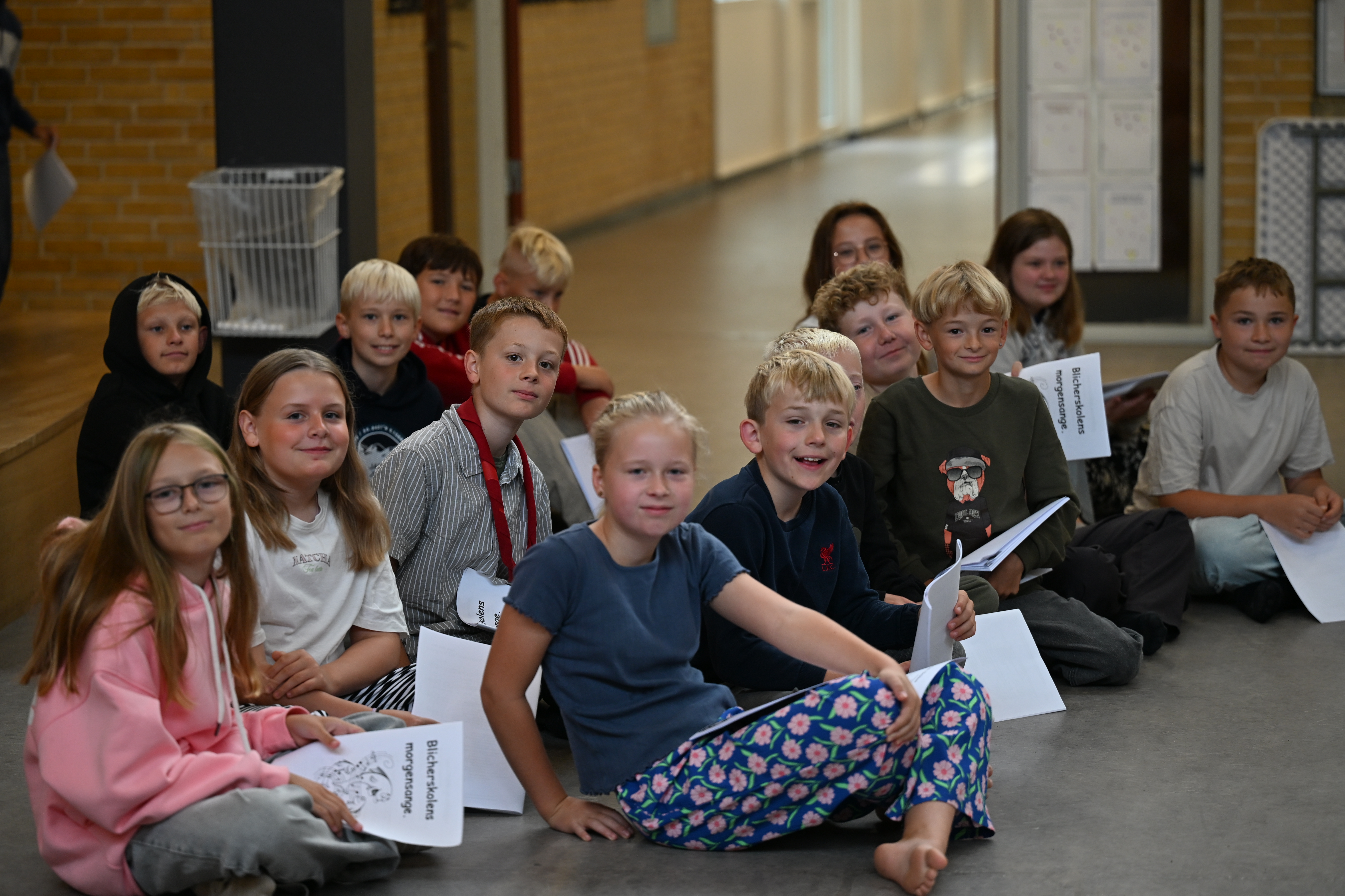 Elever på Blicherskolen