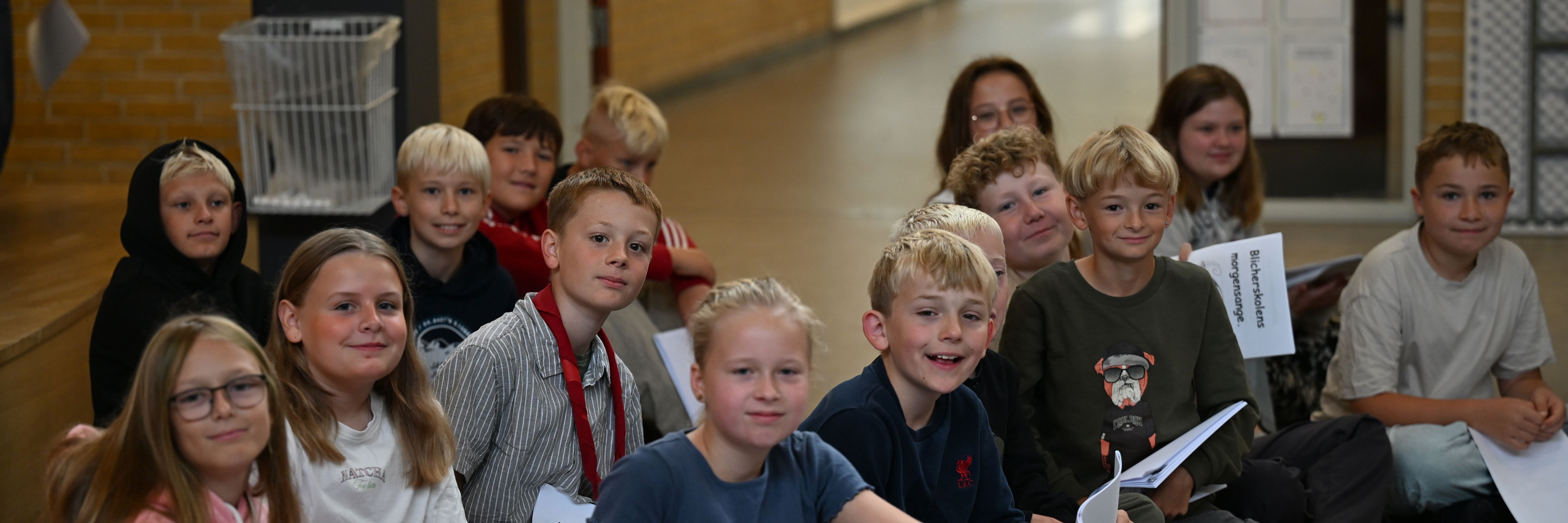 Elever på Blicherskolen